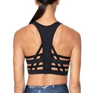 NEW WHISPER Macy Bra black padded yoga / sports bra
